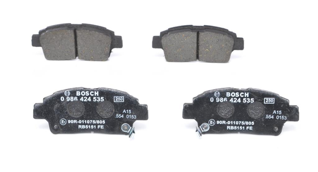 Bosch ON FREN BALATASI TOYOTA YARIS 2002-2006 COROLLA VERSO VVT-I 2001->