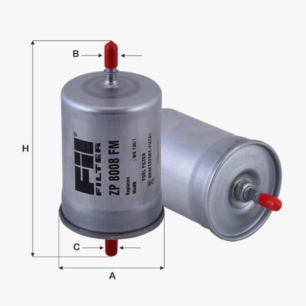 Fil Filtre YAKIT FILTRESI (BENZIN) BORA GOLF III / IV / V T5 T6 PHAETON A3 A4 A8 TT LEON TOLEDO II OCTAVIA 1,6 / 1,8 / 1,8T / 2,0 APH AWV AZG BKF (TIRNAKLI)