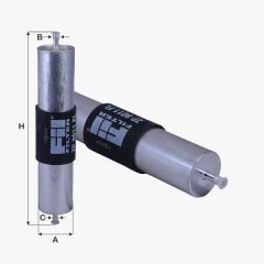 Fil Filtre YAKIT FILTRESI BMW E36 E46 E39 E38 E31