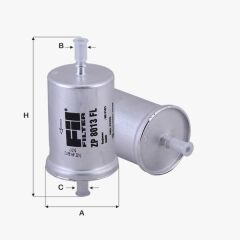 Fil Filtre YAKIT FILTRESI (BENZIN) RENAULT CLIO I, II, III, KANGOO, MEGANE I,II, LAGUNA I, II, SCENIC TWINGO