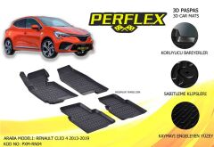 PASPAS 3D HAVUZLU X-MAT CLIO 4 HB 2013-2019