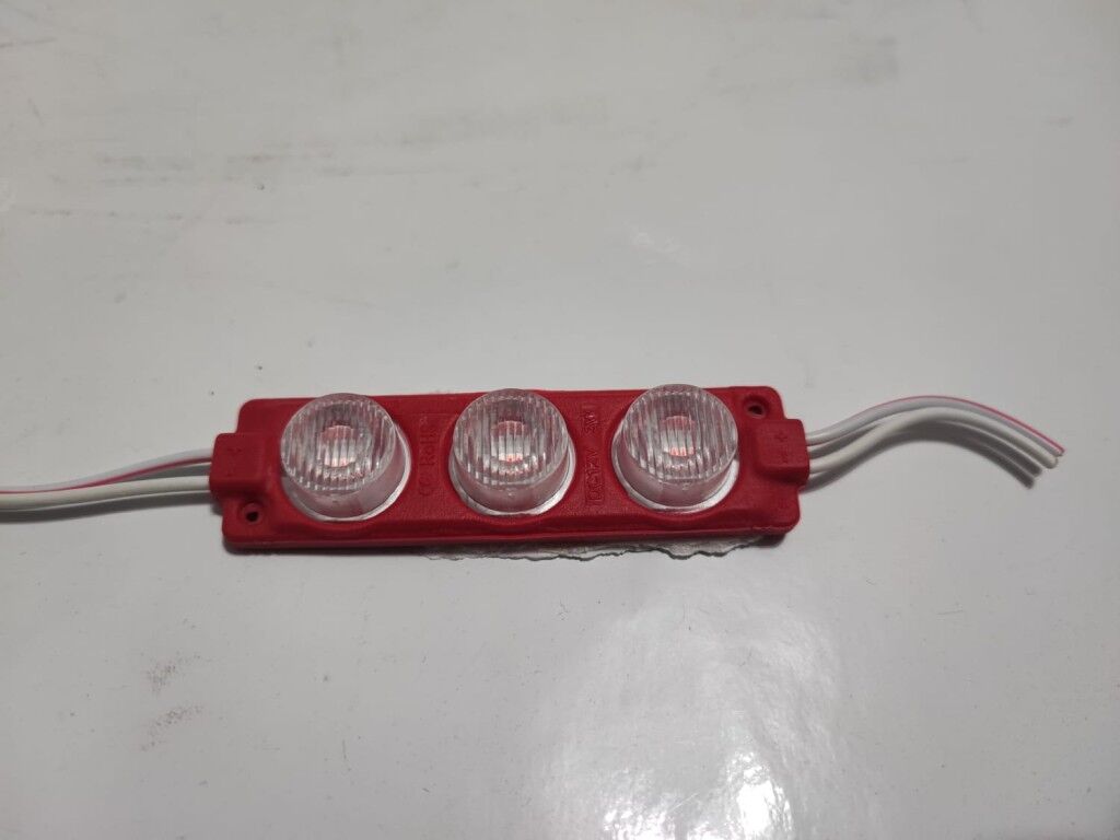 CARUB MODÜL LED 3 MERCEKLİ ULTRA KIRMIZI 1 ADET