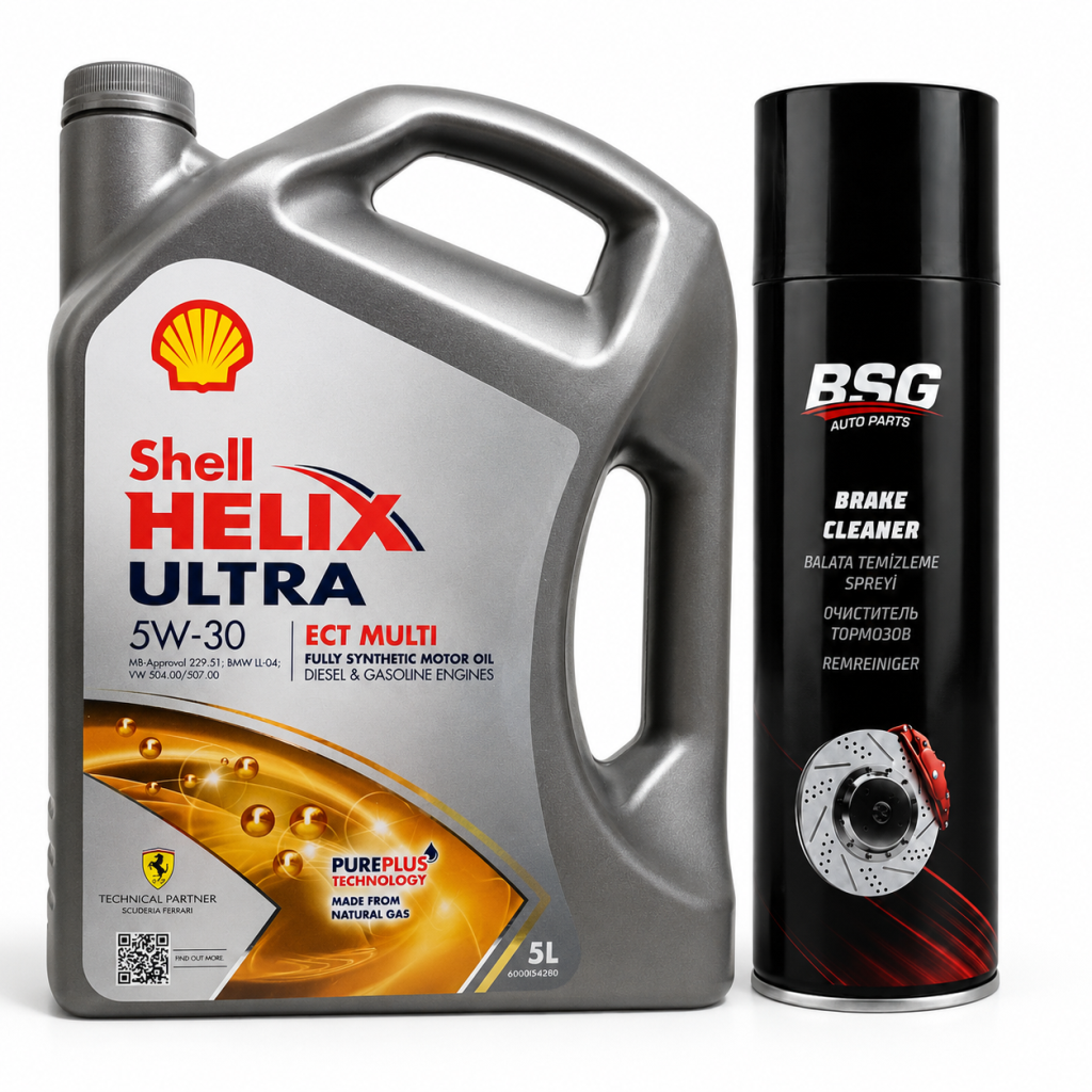 SHELL HELİX ULTRA 5W-30 ECT MULTİ 5 Litre + Balata Spreyi 500 ml
