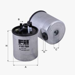 Fil Filtre YAKIT FILTRESI W168 98>04 V-CLASS 638/2 98>03 VANEO 414 02>05 VITO 638 99>03 SPRINTER 00>06