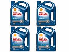 SHELL HELİX HX7 MOTOR YAĞI 10W-40 4 Adet X 4 Litre