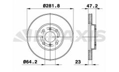Braxis ON FREN DISK AYNASI HONDA CIVIC 1.8I