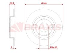 Braxis ARKA FREN DISKI HONDA CIVIC X 16>21 FC5 KASA / CIVIC 21> 1.6 (260X5)