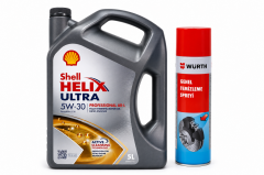 SHELL HELİX ULTRA PRO ARL 5W-30 5 Litre + Würth Balata Spreyi 500 ml