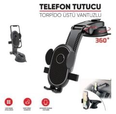 CARUB TELEFON TUTUCU AYARLI CARBON VANTUZLU