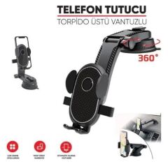 CARUB TELEFON TUTUCU AYARLI CARBON VANTUZLU