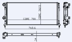KALE SU RADYATÖRÜ DOBLO 1.3 1.9 JTD MJET YM