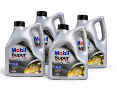 MOBİL SÜPER 2000 XE ACEA C3 5W-30 DPF MOTOR YAĞI 5 Litre x 4