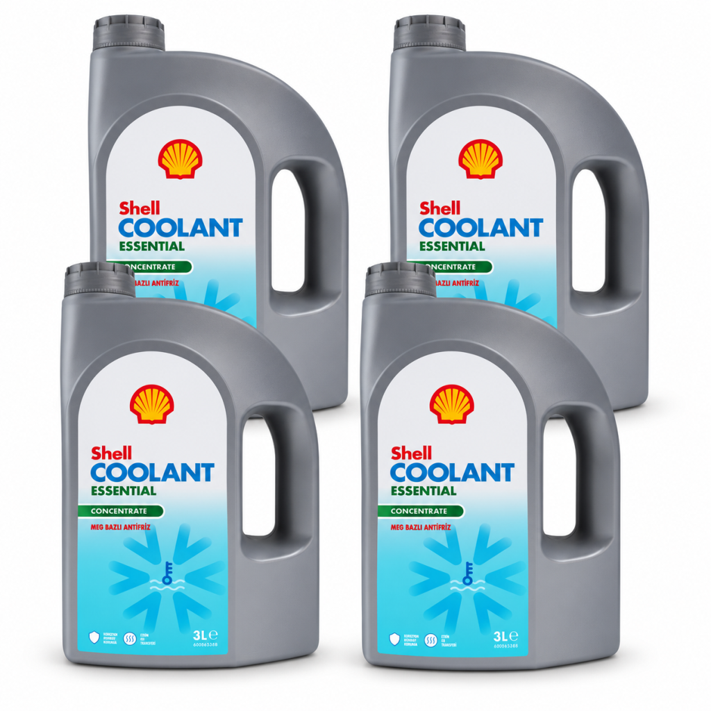 SHELL COOLANT ANTİFRİZ (MAVİ) 4 X 3 Litre