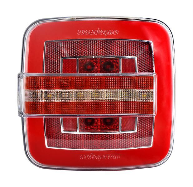 Ceray STOP LAMBASI HAMBURGER TIP 12 V 7 FONKSIYONLU KARE NEON LED DUZ SINYALLI