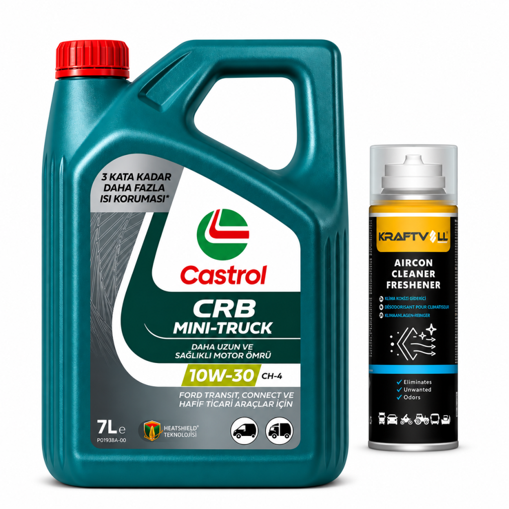 CASTROL 10W-30 TECTİON F-TR MINI-TRUCK 7 Litre + Klima Bombası 200 ml