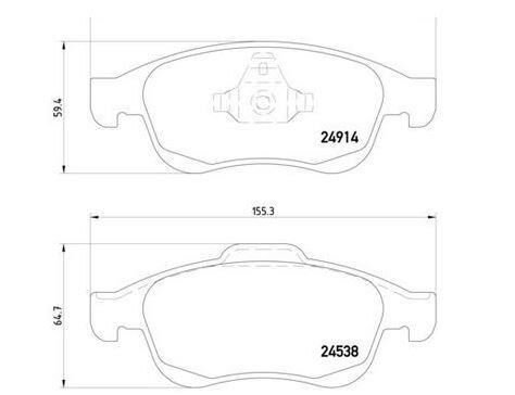 MGA FREN BALATASI ÖN FLUENCE MEGANE III SCENİC DOKKER DUSTER CAPTUR LOGAN LODGY