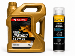 PETROL OFİSİ MAXİMA XT 5W-30 4 Litre + Klima Bombası 200 ml