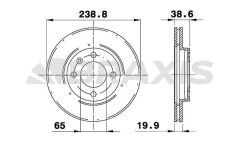 Braxis ON FREN AYNASI GOLF PASSAT JETTA I / II / III 1.6 / 1.6D / 1.6TD / 1.8 / 1.9 / 1.9TD 83>95