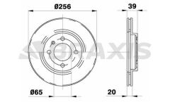 Braxis ON FREN AYNASI HAVALI GOLF II 1,8GTI 16V GOLF III / POLO CLASSIC 1,6 1,9TD 91 98 PASSAT 1,8 16V