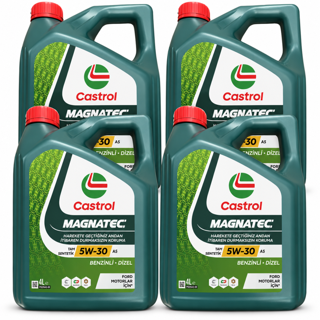 CASTROL MOTOR YAĞI MAGNATEC 5W-30 A5 4 X 4 Litre