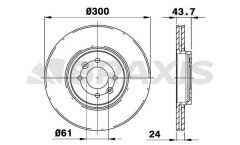 Braxis ON FREN DISK AYNASI SCENIC II 1.5DCI / 1.9DCI / 2.0 (4 BIJON)