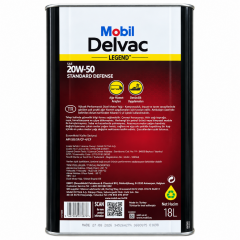 MOBİL DELVAC LEGEND 20W-50 MOTOR YAĞI 18 Litre