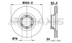 Braxis ON FREN DISK AYNASI RENAULT TRAFIC 1.7 2.0 2.1D 2.5D