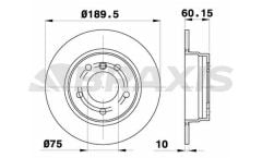 Braxis FREN DISKI ARKA BMW E36 91>98 E46 97>05