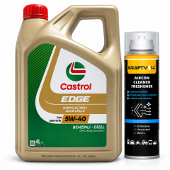 CASTROL EDGE DPF MOTOR YAĞI 5W-40 4 Litre + Klima Bombası 200 ml