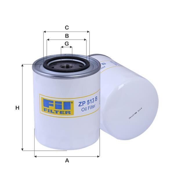 FİL ZP513B YAĞ FİLTRESİ İVECO NEW HOLLAND SAME