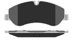 Braxis ON FREN BALATASI TRANSIT CUSTOM V362-V363 12> (ARKA TEK TEKER)