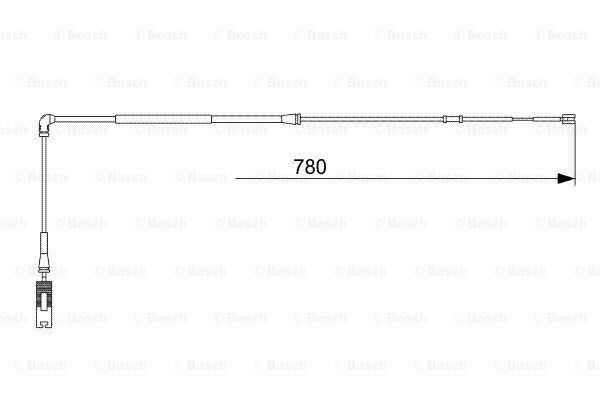 Bosch BALATA FISI ON RANGE ROVER 02-09 3.0-3.6-4.4-5.0