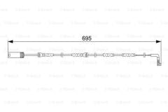 Bosch BALATA FISI ON BMW E81 E82 E87 E88 E90 E91 E92