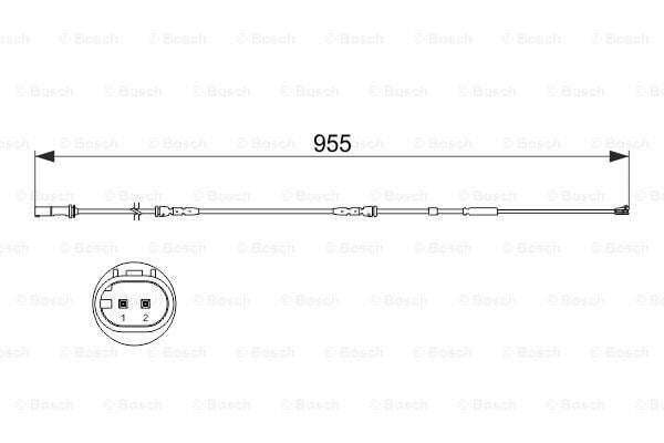 Bosch BALATA FISI ON BMW  X3 F25  X4 F26