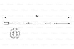 Bosch BALATA FISI ARKA MINI COOPER COUNTRYMAN R60 2013>