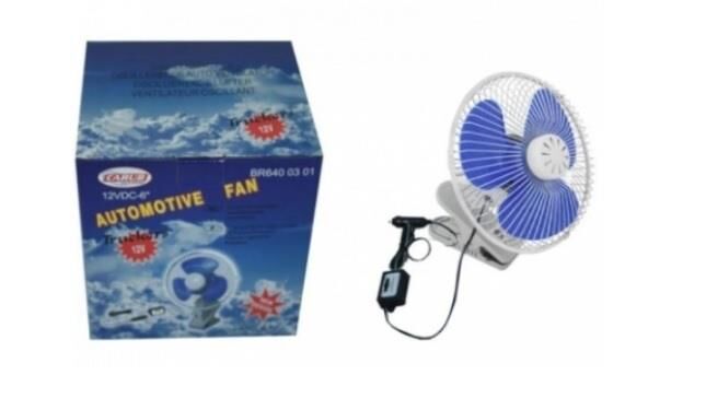 CARUB VANTİLATÖR 6'' 12V MANDALLI