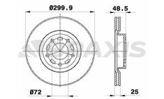 Braxis ON FREN DISK AYNASI HAVALI MAZDA 3 03-09 MAZDA 5 05-> (300X5)