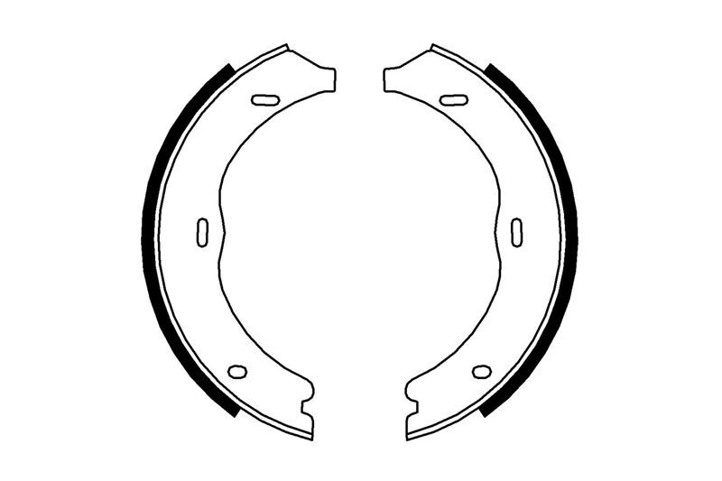 Braxis FREN BALATASI ARKA (PARK FRENI PABUCU) VIANO W639 03> VITO W639 03> VITO W447 14>