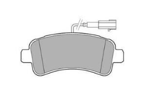 BRAXIS FREN BALATASI ARKA FİŞLİ DUCATO 2014- BOXER 2014- JUMPER 2014-