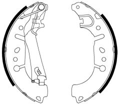 Braxis ARKA FREN BALATASI PABUC EGEA 1.3D / 1.4 / 1.6 FIAT 500L 0.9 / 1.3D