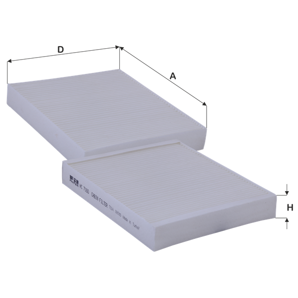 FİL HC7160 POLEN FİLTRESİ ASTRA İNSİGNİA MERİVA