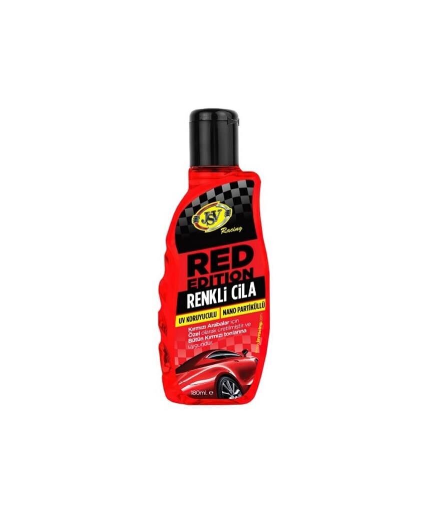 JSV BLACK EDİTİON KIRMIZI RENKLİ ARAÇLAR İÇİN ÖZEL CİLA 180 ML