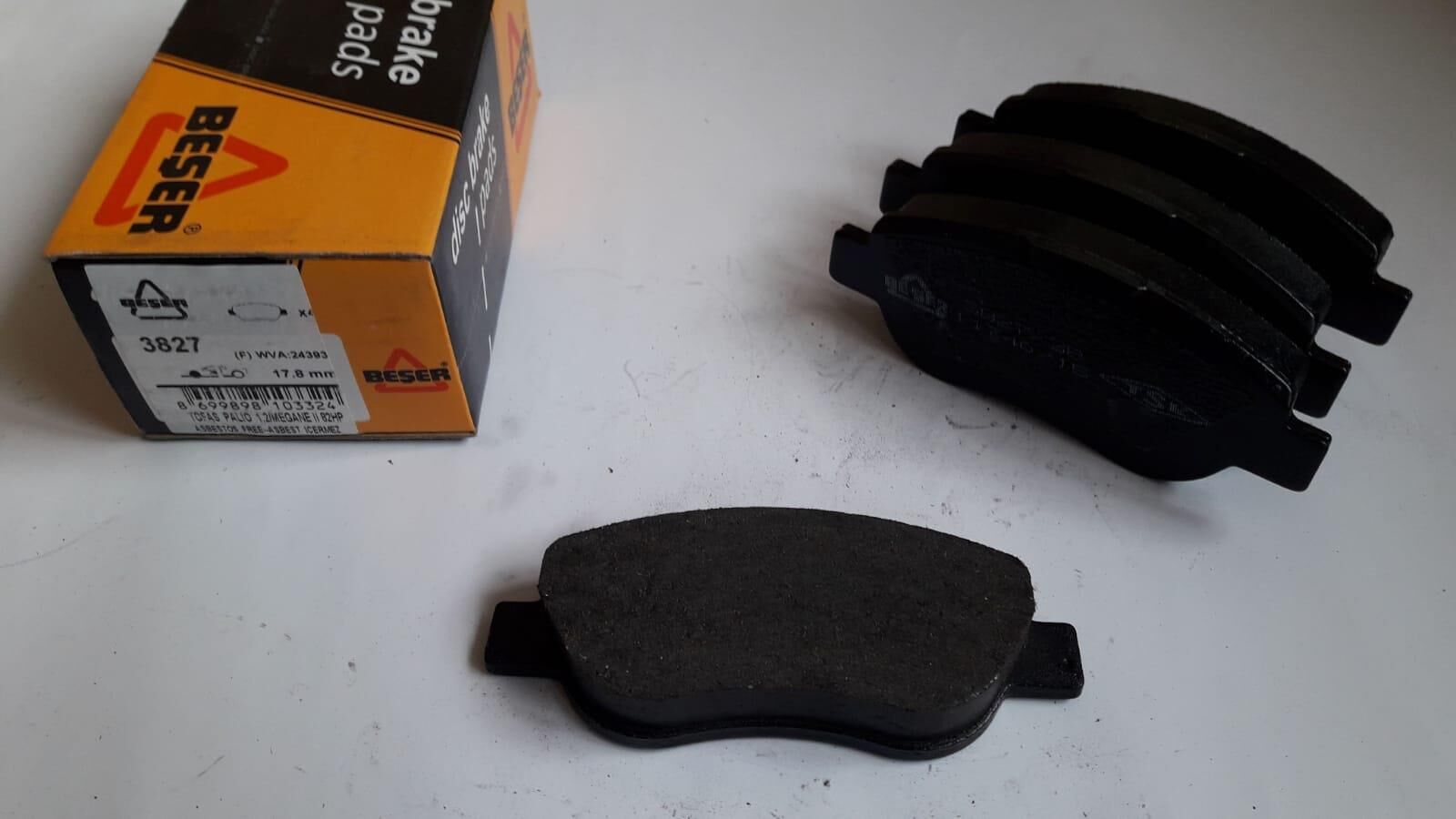 BEŞER FREN BALATASI ÖN 1.2 PALİO