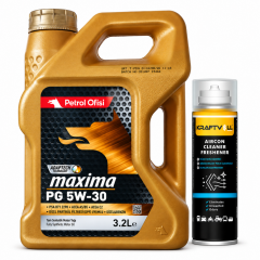 PETROL OFİSİ MAXİMA PG 5W-30 3.2 Litre + Klima Bombası 200 ml