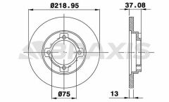 Braxis ON FREN AYNASI HAVALI MAZDA 121 88-91 PRIDE 91-> (219X4)