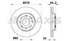 Braxis ON FREN DISK AYNASI MITSUBISHI GALANT 2.0I 2.4I