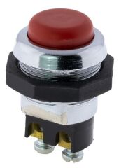 Denge METAL BUTON KIRMIZI 12-24 VDC / 10A - LIEBHERR / CASE IH / MACK / SANY