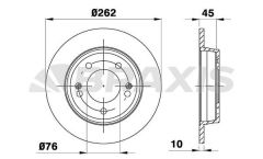 Braxis ARKA FREN DISKI (AYNASI) HYUNDAI ELANTRA 2011> I30 2012> CEED 2012>