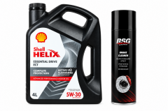 SHELL HELİX ESSENTIAL DRIVE ECT DPF 5W-30 4 Litre + Balata Spreyi 500 ml
