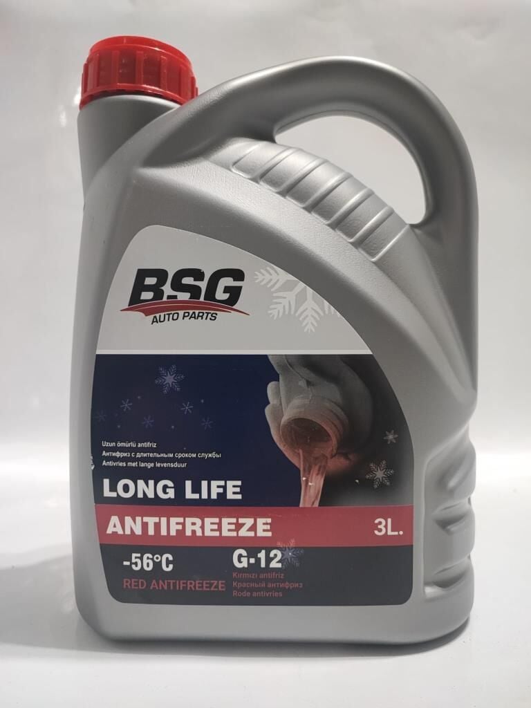 BSG ANTİFRİZ KIRMIZI ORGANİK -56°C 3 LİTRE